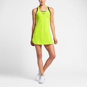 Nike Dry Slam Tennis Dress Volt